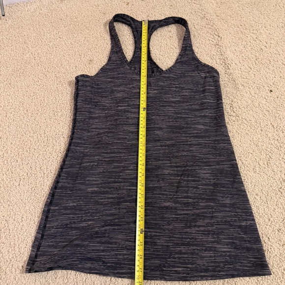 lululemon athletica Charcoal Racerback Tank Top - Picture 3 of 4